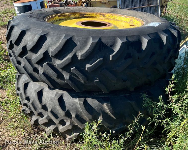 image for item DK7136 (2) 18.4R38 tires and wheels