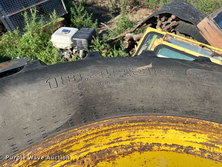 image for item DK7136 (2) 18.4R38 tires and wheels