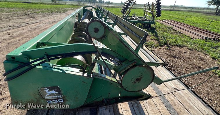 image for item DK7138 John Deere 230  rigid head