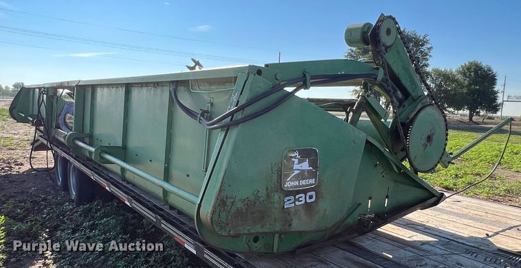 image for item DK7138 John Deere 230  rigid head