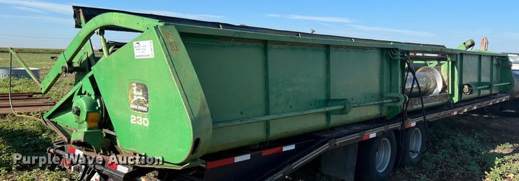 image for item DK7138 John Deere 230  rigid head