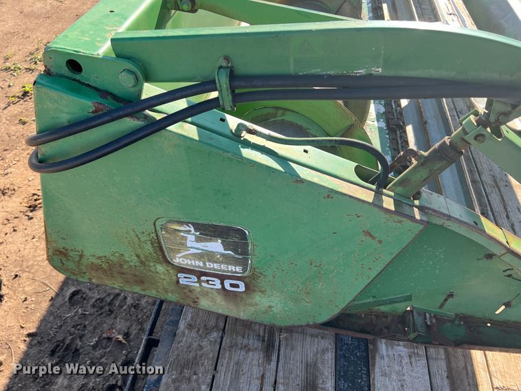 image for item DK7138 John Deere 230  rigid head