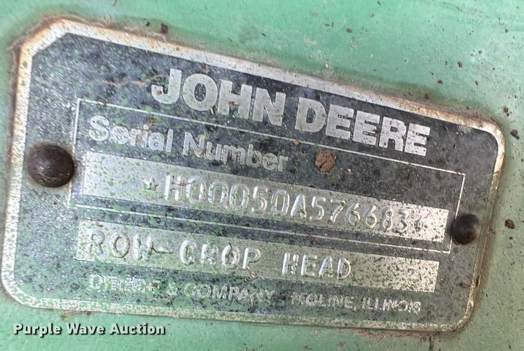 image for item DK7142 John Deere 1253A  all-crop head