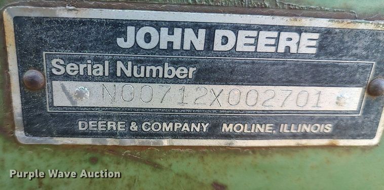 image for item DK7143 John Deere  disk ripper