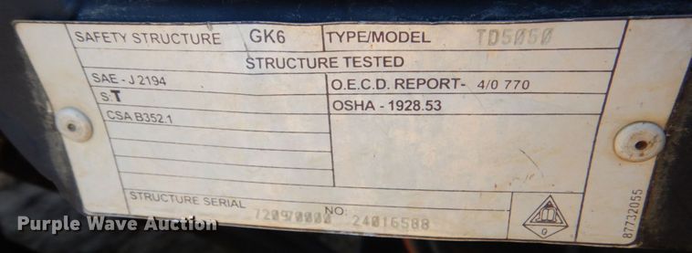 image for item DO1513 New Holland TD5050  MFWD tractor