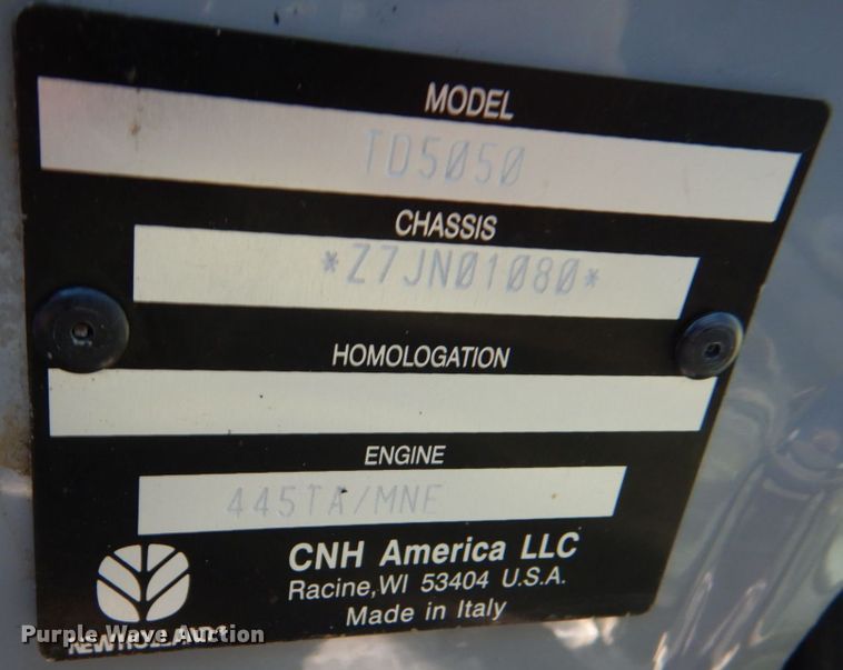 image for item DO1513 New Holland TD5050  MFWD tractor