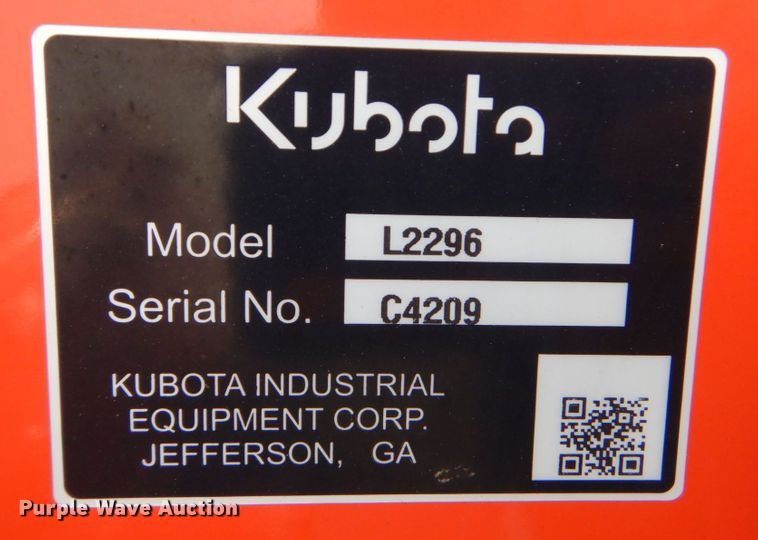 image for item DO1518 2019 Kubota L6060  MFWD tractor