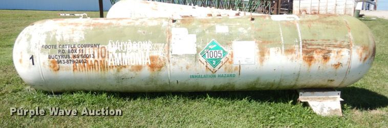 image for item DS1313 Trinity Steel  NH3 tank