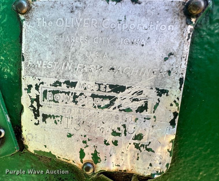 image for item JM9159 1951 Oliver 88 Row Crop  tractor