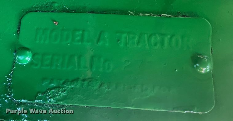 image for item JM9160 John Deere AO  tractor