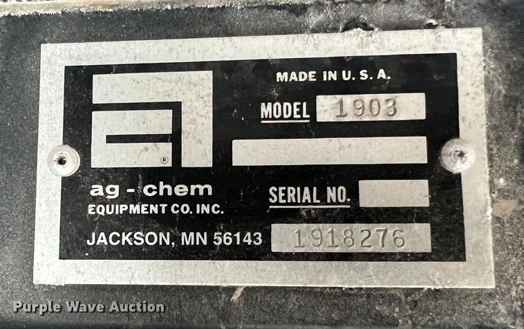 image for item JM9194 Terra-Gator 1903  applicator cab and chassis