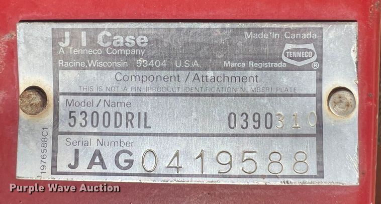 image for item JX9458 (2) Case IH 5300 grain drills