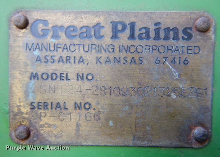 image for item LB9834 Great Plains Solid Stand 24  no-till grain drill