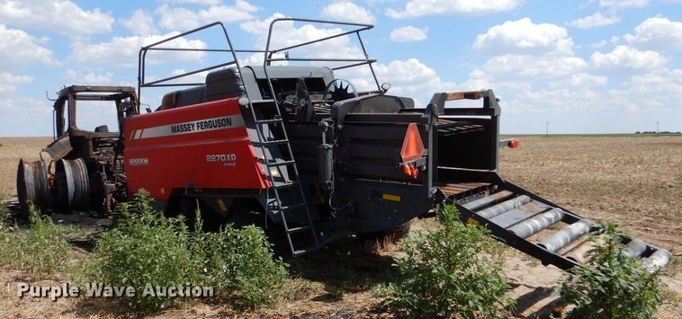 image for item LB9845 2021 Massey Ferguson 2270XD  large square baler