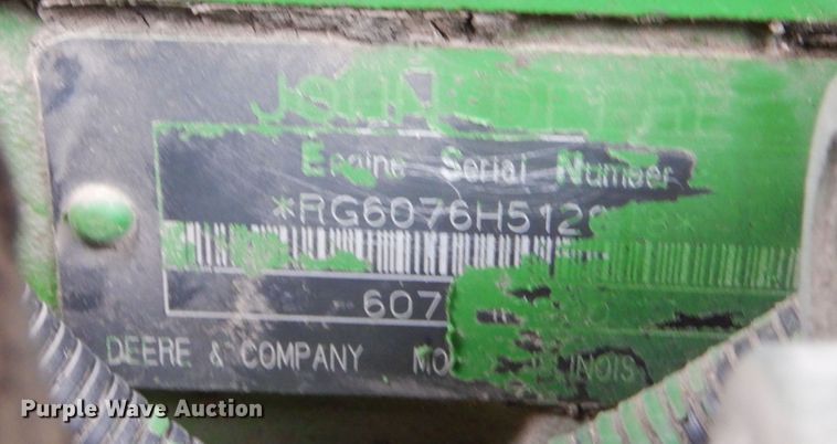 image for item LB9848 John Deere 9600  combine