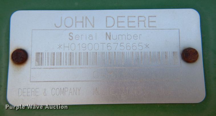 image for item LB9893 John Deere 1850  air seeder