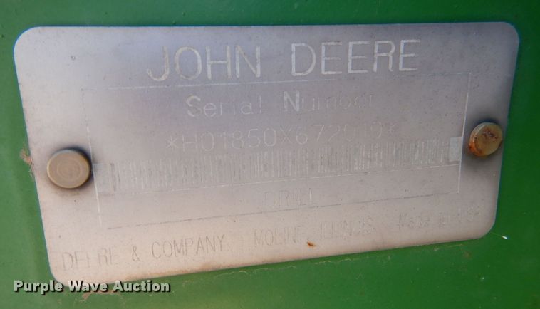 image for item LB9893 John Deere 1850  air seeder