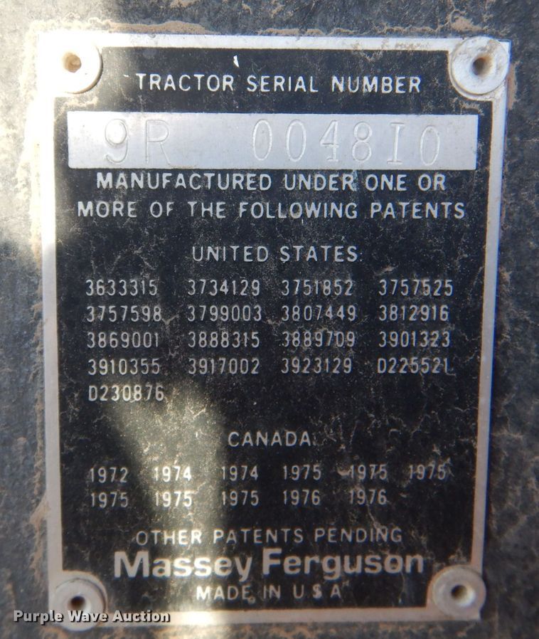 image for item LB9960 1979 Massey Ferguson 2745  tractor