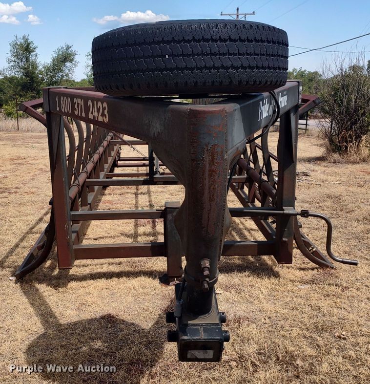 image for item LK9079 2006 Pride of the Prairie  hay bale trailer
