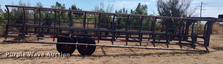image for item LK9079 2006 Pride of the Prairie  hay bale trailer