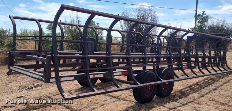 image for item LK9079 2006 Pride of the Prairie  hay bale trailer