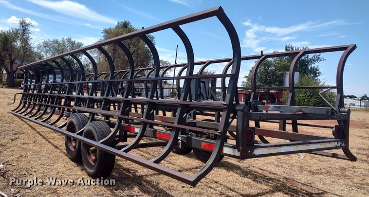 image for item LK9079 2006 Pride of the Prairie  hay bale trailer