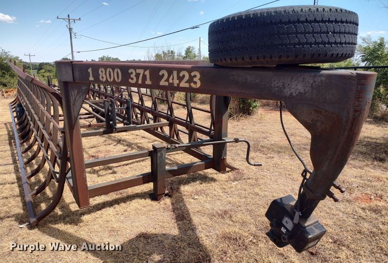 image for item LK9079 2006 Pride of the Prairie  hay bale trailer