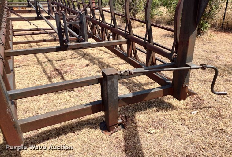 image for item LK9079 2006 Pride of the Prairie  hay bale trailer