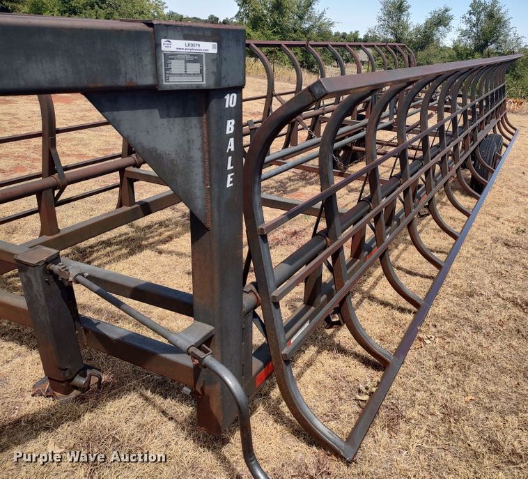 image for item LK9079 2006 Pride of the Prairie  hay bale trailer