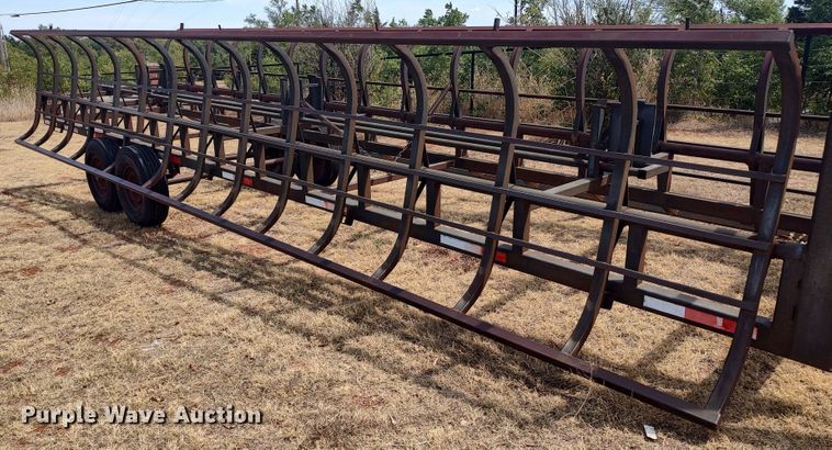 image for item LK9079 2006 Pride of the Prairie  hay bale trailer