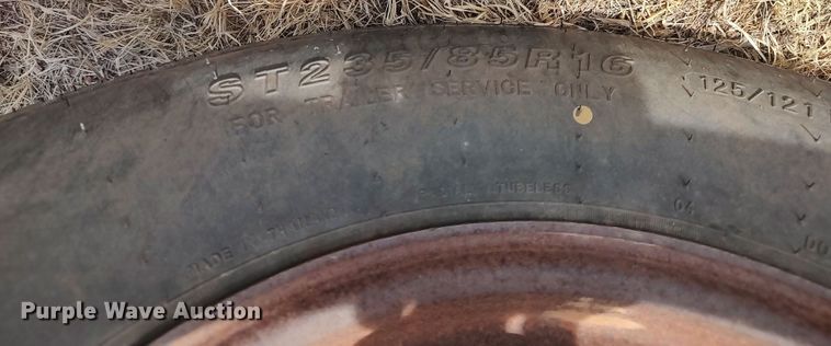 image for item LK9079 2006 Pride of the Prairie  hay bale trailer