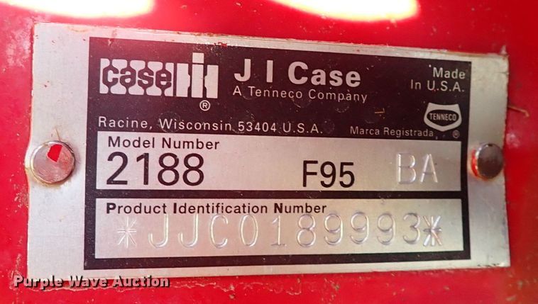 image for item LU9264 1995 Case IH 2188  combine