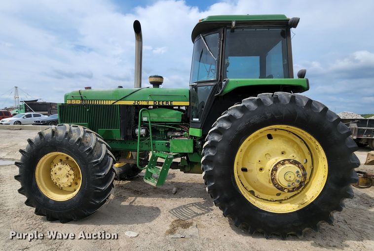 image for item MK9158 1987 John Deere 4850  MFWD tractor