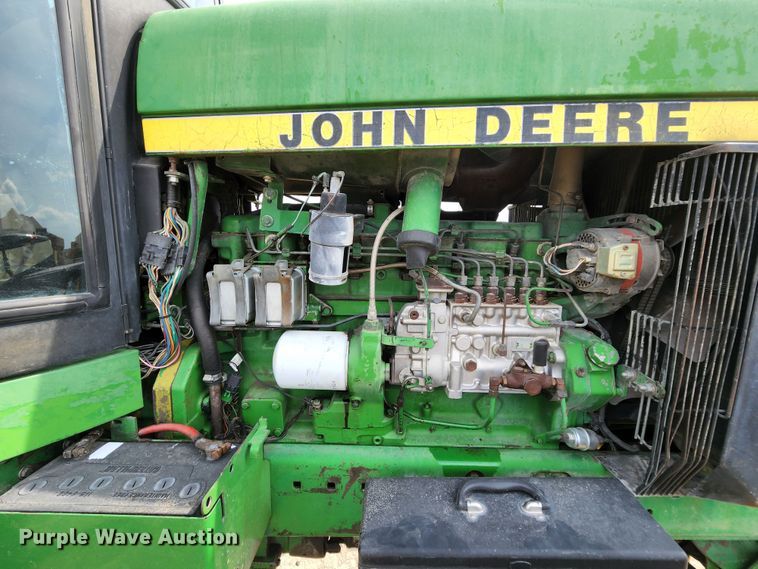 image for item MK9158 1987 John Deere 4850  MFWD tractor