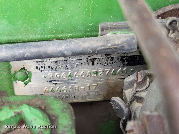 image for item MK9158 1987 John Deere 4850  MFWD tractor