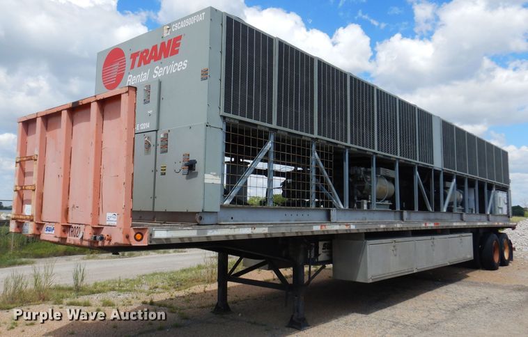image for item DB7859 1997 Wabash National  flatbed trailer with chiller