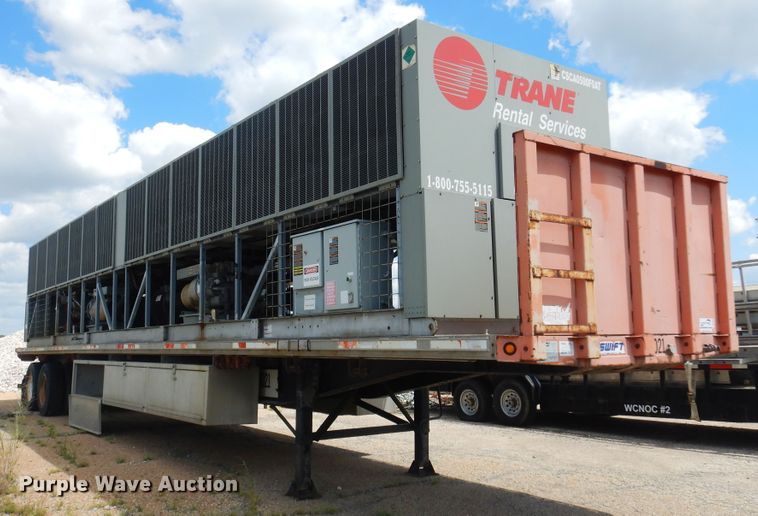 image for item DB7859 1997 Wabash National  flatbed trailer with chiller