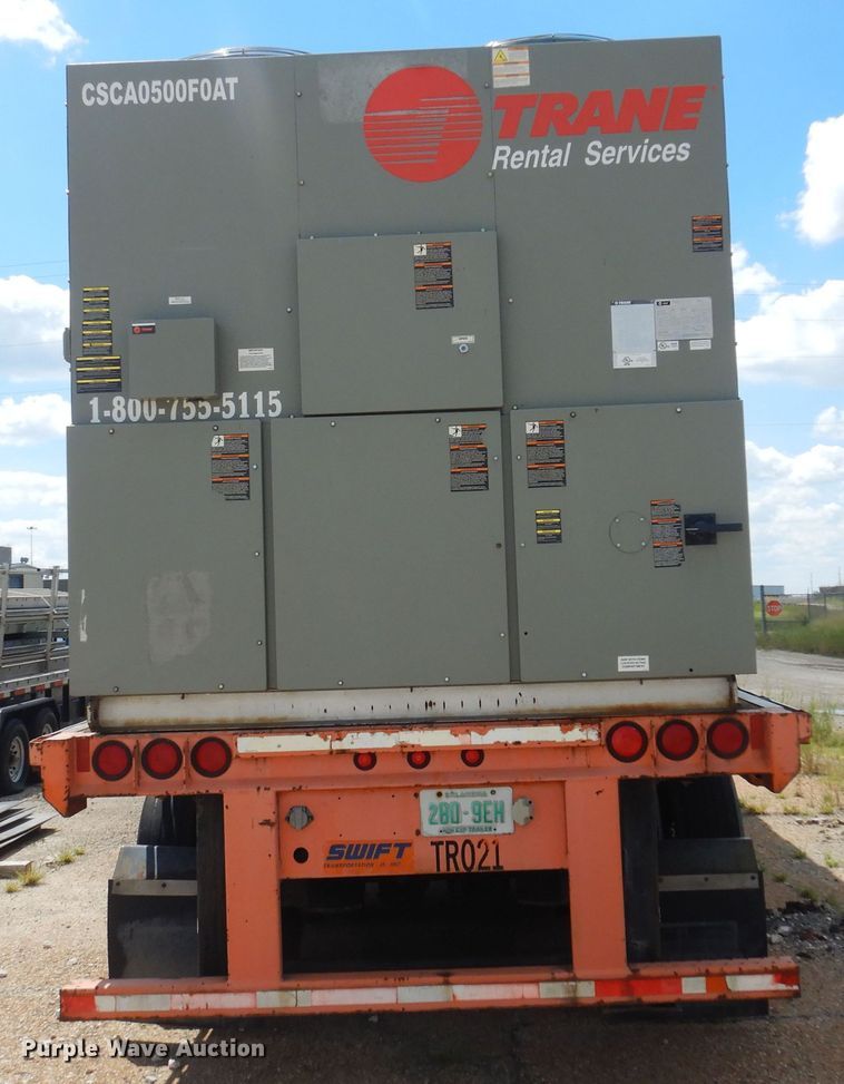 image for item DB7859 1997 Wabash National  flatbed trailer with chiller
