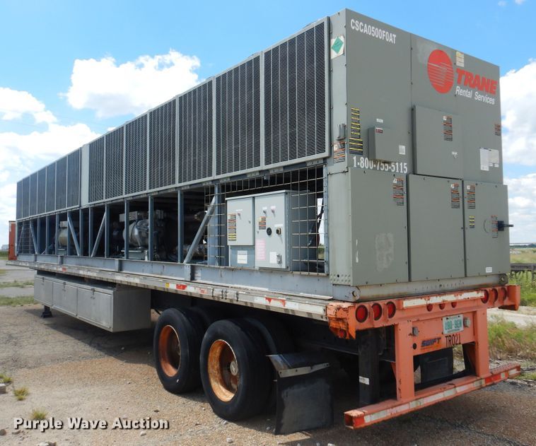 image for item DB7859 1997 Wabash National  flatbed trailer with chiller