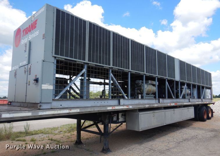 image for item DB7859 1997 Wabash National  flatbed trailer with chiller