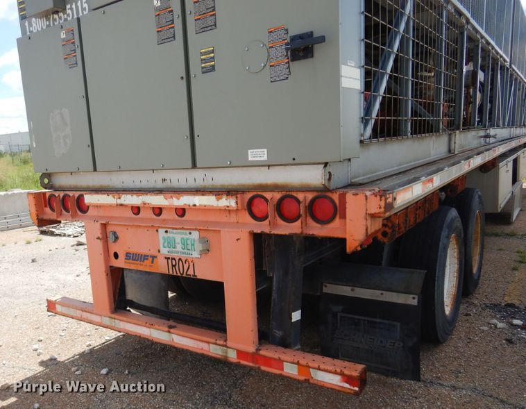 image for item DB7859 1997 Wabash National  flatbed trailer with chiller