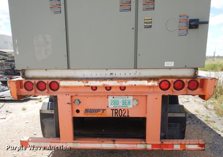 image for item DB7859 1997 Wabash National  flatbed trailer with chiller