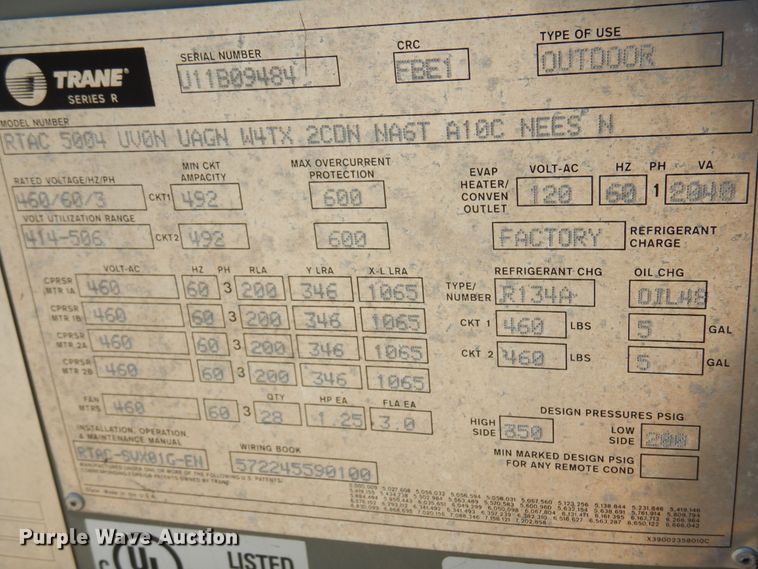 image for item DB7859 1997 Wabash National  flatbed trailer with chiller