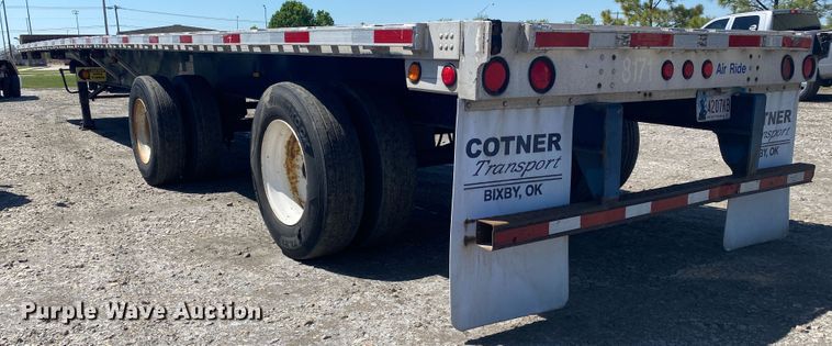 image for item DM4094 2003 Utility Trailer MFG FLBD  flatbed trailer