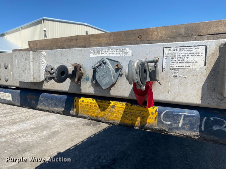 image for item DM4094 2003 Utility Trailer MFG FLBD  flatbed trailer