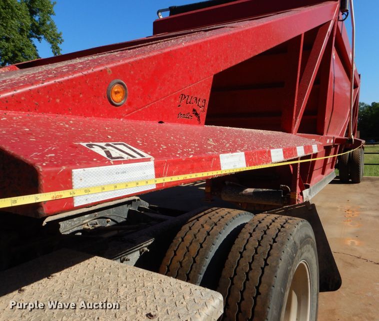 image for item DO1429 2019 Puma  bottom dump trailer