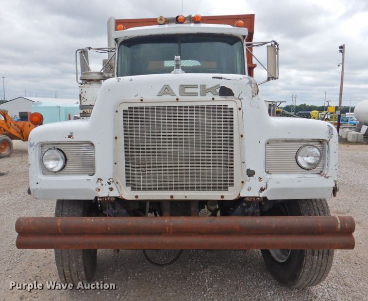 image for item DP4823 1990 Mack RD690S  manure spreader truck