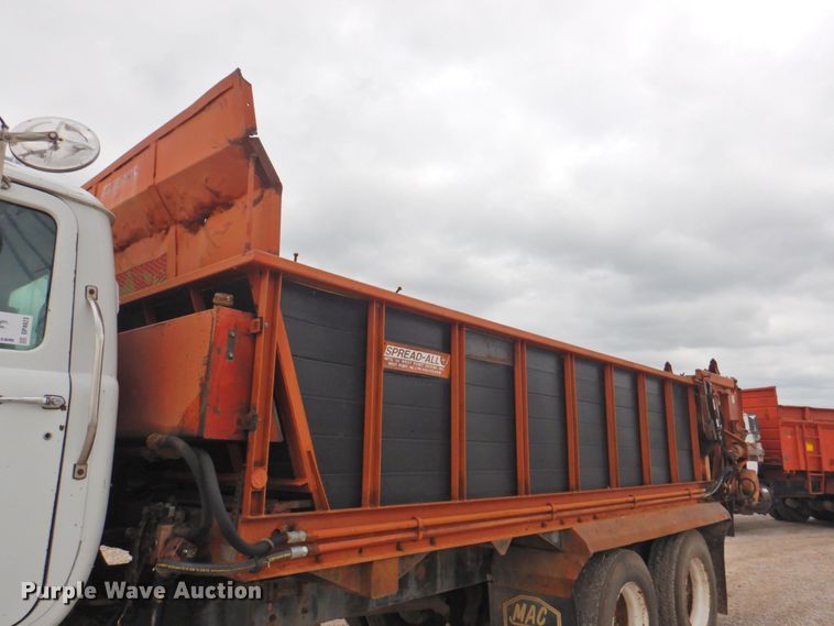 image for item DP4823 1990 Mack RD690S  manure spreader truck
