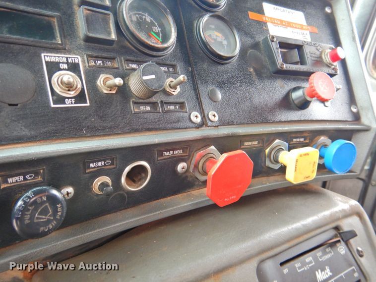 image for item DP4824 1989 Mack RD688SX  manure spreader truck