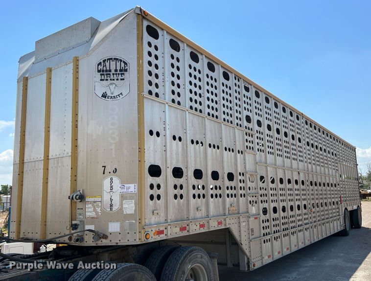 image for item DR1368 2005 Merritt  livestock trailer
